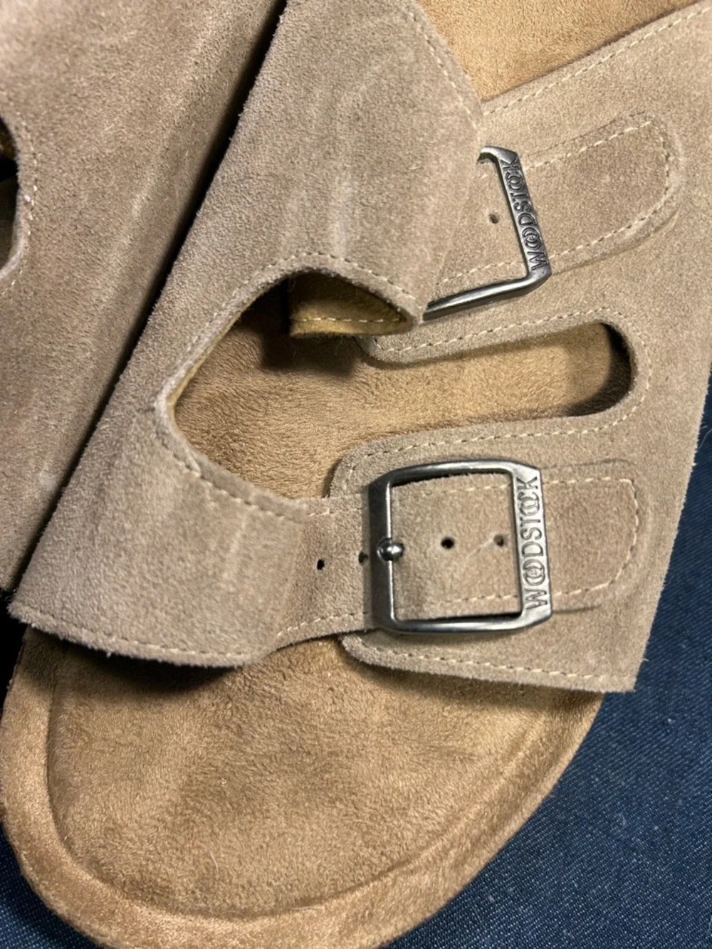 NWOT Woodstock leather sandals
